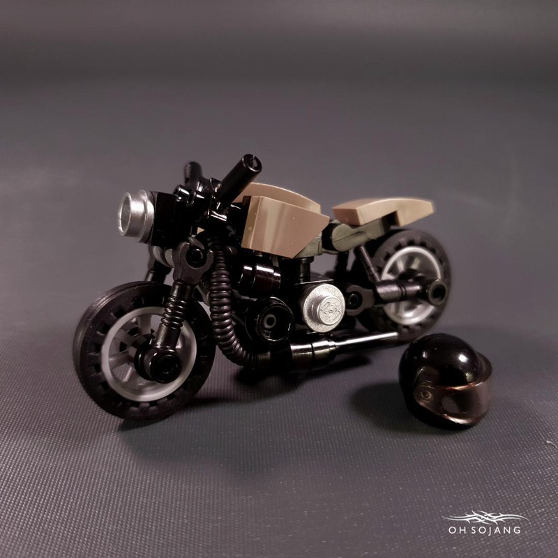 LEGO MOC Minifigure Scale Motorcycle by ohsojang