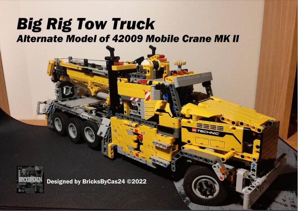 LEGO MOC Big Rig Tow Truck by BricksByCas24 | Rebrickable - Build with LEGO