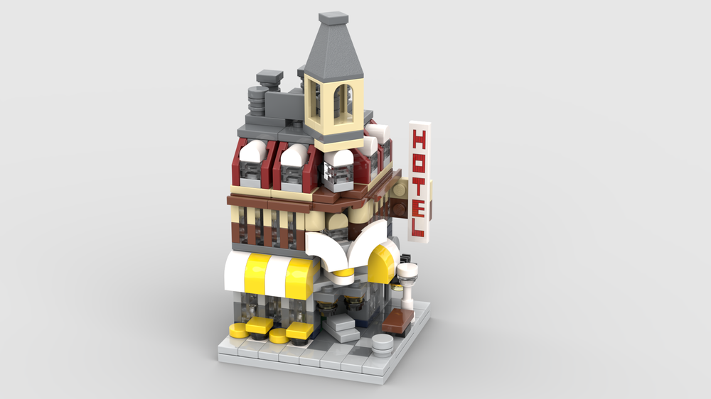 hul længde mesh LEGO MOC Mini Modular 10182 Cafe Corner by christromans | Rebrickable -  Build with LEGO