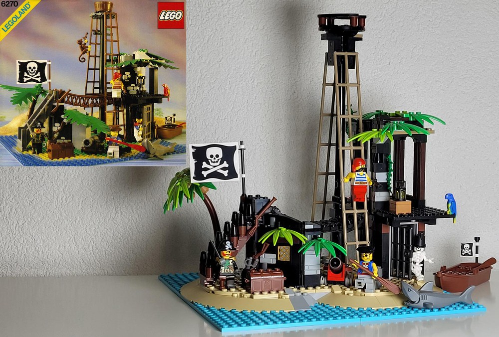 LEGO MOC 6270 Forbidden Island rebuilt from 21322 by DrPhil
