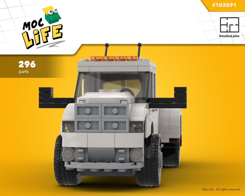 LEGO MOC-103891 Ram 3500 quad cab dually by MocLife | Rebrickable ...