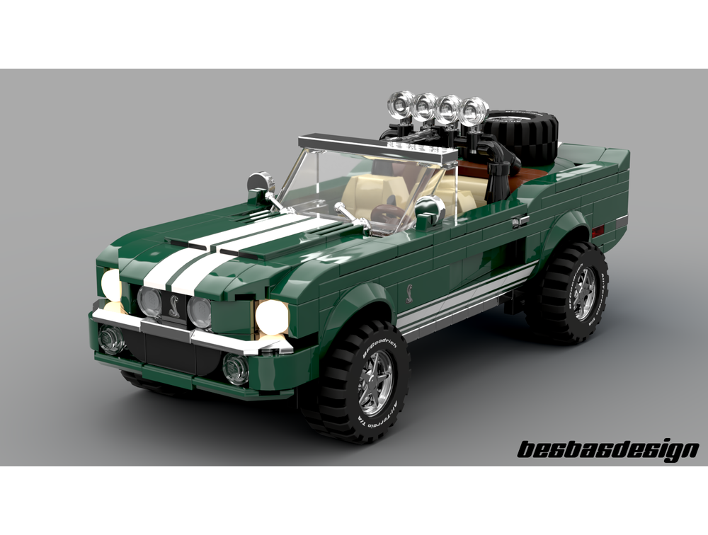 LEGO MOC Ford Mustang ('67 Shelby Mustang off-roader Gas