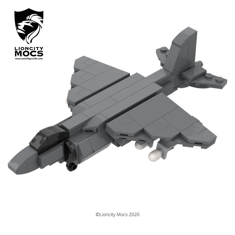 LEGO MOC AV-8B Harrier II Fighter Jet Mini MOC by Lioncity Mocs ...