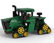 Lego Technic John Deere 8RX 410 with mower combination! - A #42131  alternate build 