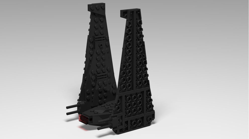 LEGO MOC Micro Kylo Ren Shuttle by ckakka2 | Rebrickable - Build with LEGO