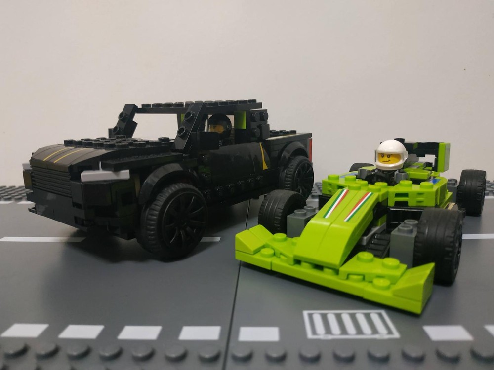 LEGO MOC-104204 76899 Ram 1500 TRX and F1 by ARJBros | Rebrickable ...
