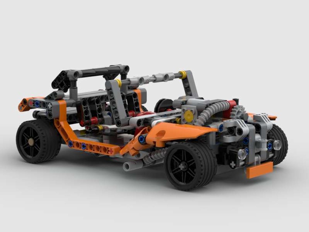 LEGO MOC 42048 C-Model - Roadster by technicstudiodesigns | Rebrickable ...