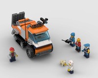 Arctic Half-Track Truck (60194 Alternate Build)