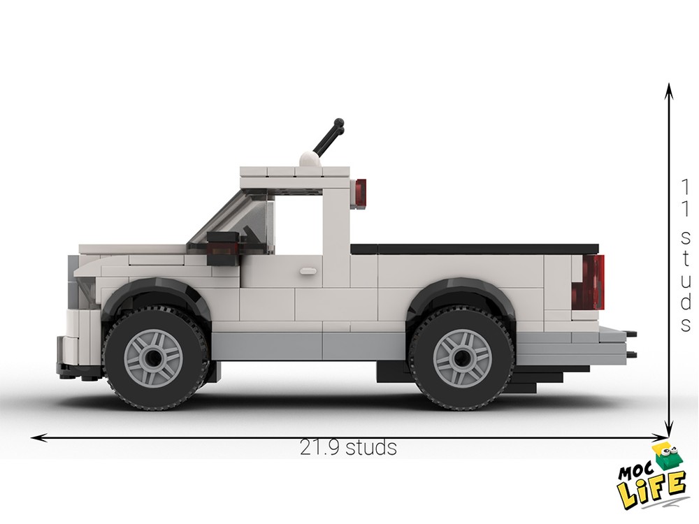 LEGO MOC-104426 Ram 1500 regular cab small bed by MocLife | Rebrickable ...