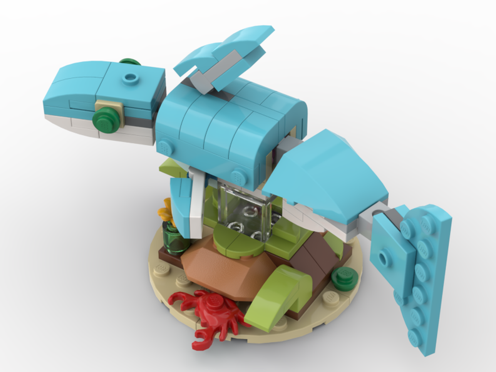 LEGO MOC 31128 Shark by PocMoc | Rebrickable - Build with LEGO