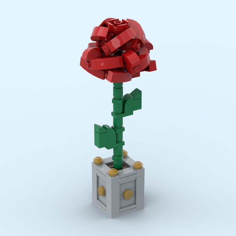 apodo Maravilloso Relativamente LEGO MOC Rose by tomtoms_design | Rebrickable - Build with LEGO