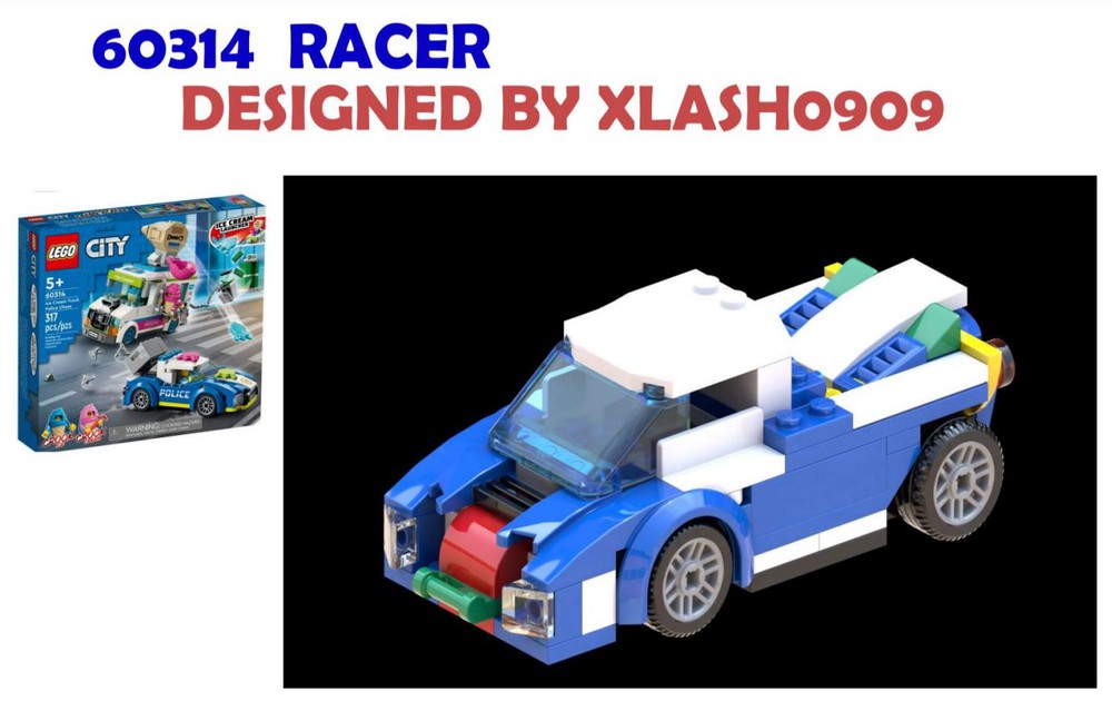 LEGO MOC 60314 RACER by xlash0909 | Rebrickable - Build with LEGO