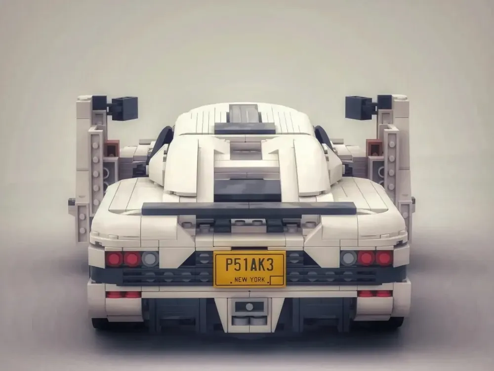 LEGO MOC Koenigsegg CCX, Porsche 10295 set alternate build by