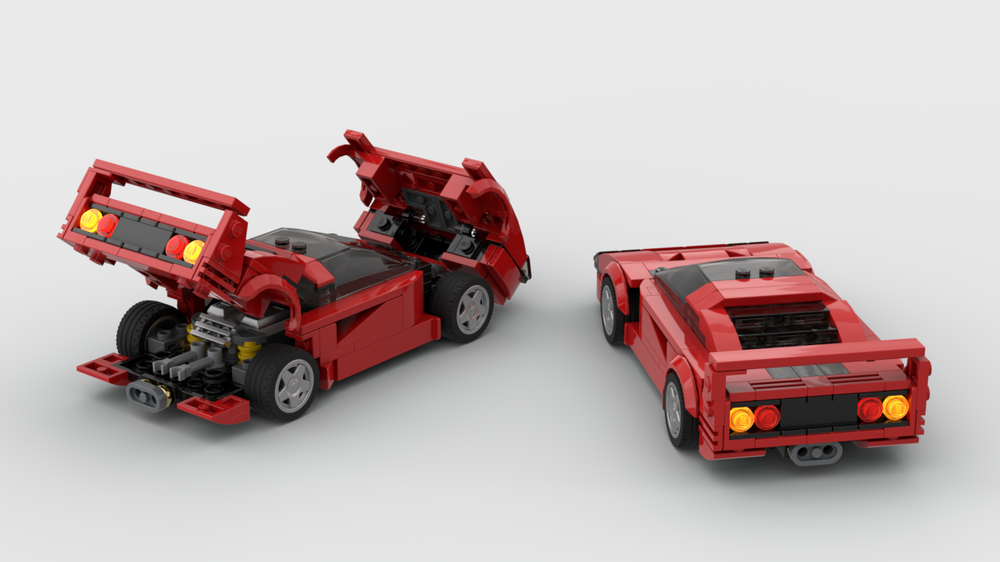 LEGO MOC Ferrari F40 by Alex_Qwerty | Rebrickable - Build with LEGO