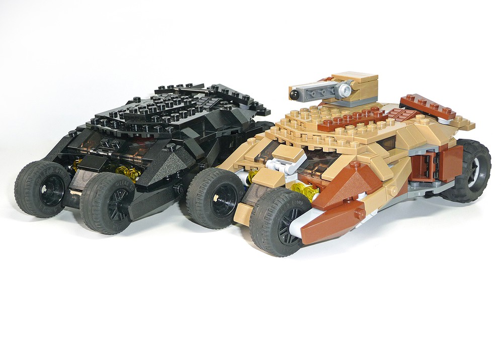 Lego Moc 10466 Batman And Bane Tumbler Duo Super Heroes - free 3d models batman tumbler