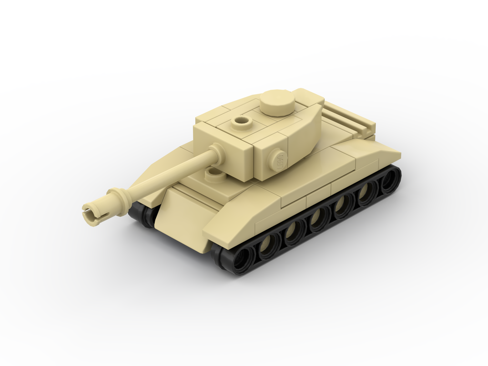 LEGO MOC M26 Pershing tank - micro tank - US by TheLordd