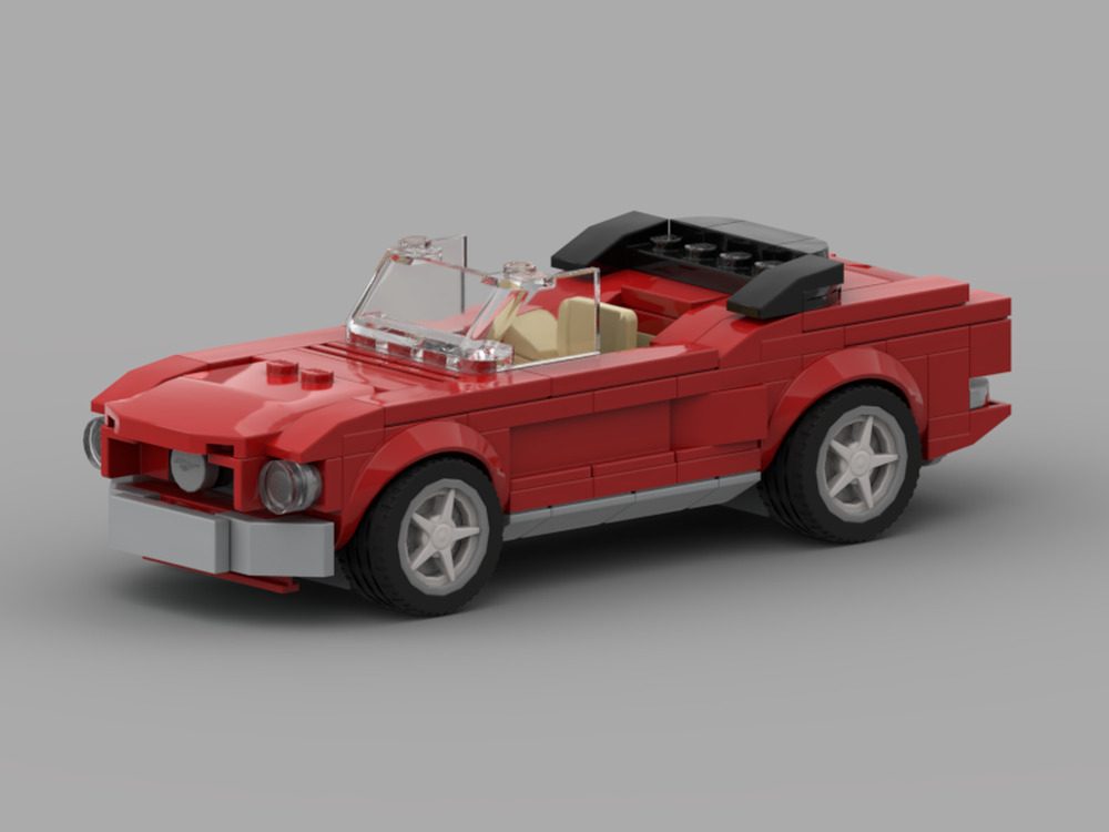 liter Let at læse Datter LEGO MOC 1965 Ford Mustang Convertible - 6 stud wide by jameshigson0512 |  Rebrickable - Build with LEGO