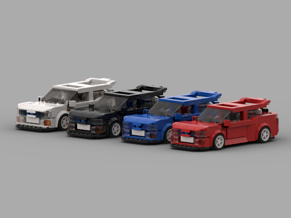 LEGO MOC Ford Escort Cosworth - 8 stud wide by jameshigson0512 ...