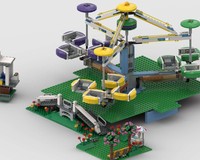 Fairground Mixer - Alt build of 10247 Ferris Wheel