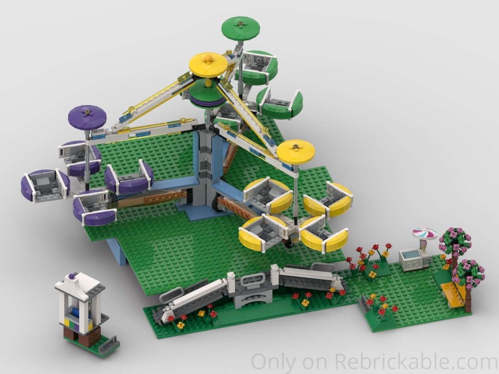 LEGO MOC Fairground Mixer - Alt build of 10247 Ferris Wheel by