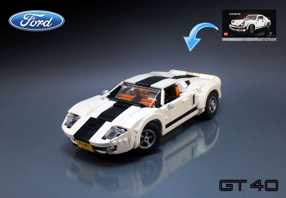 Lego Moc 10295 Ford Gt40 By Firas_Legocars | Rebrickable - Build With Lego