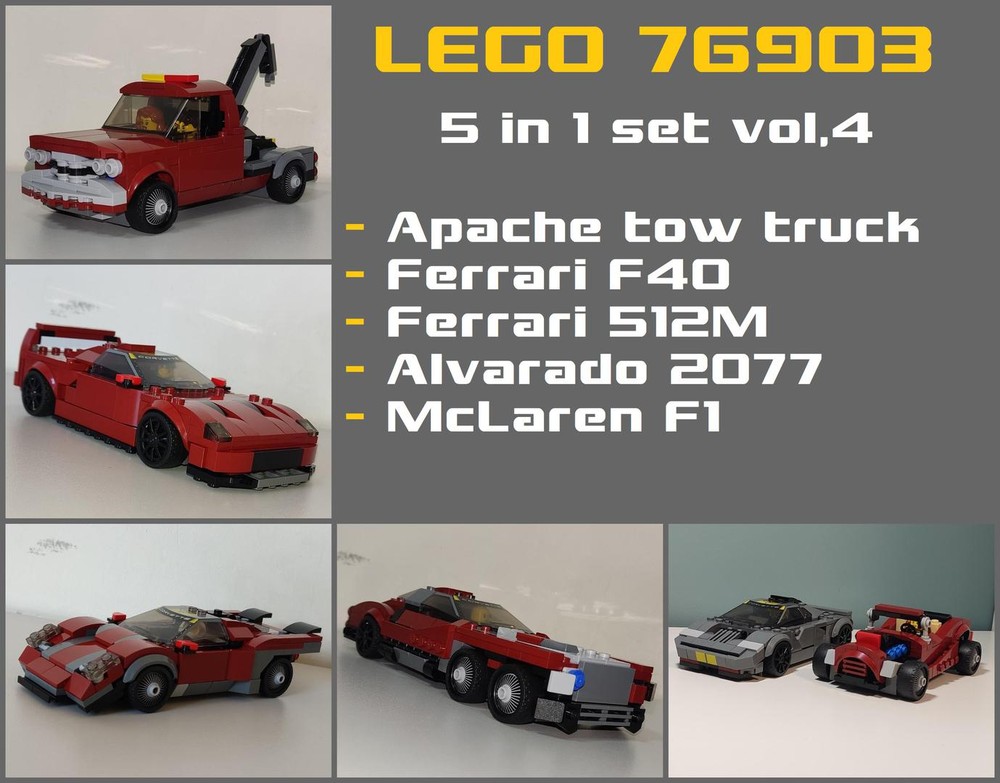 LEGO MOC 76903 5 in 1 set vol.4 by Kirvet | Rebrickable - Build with LEGO