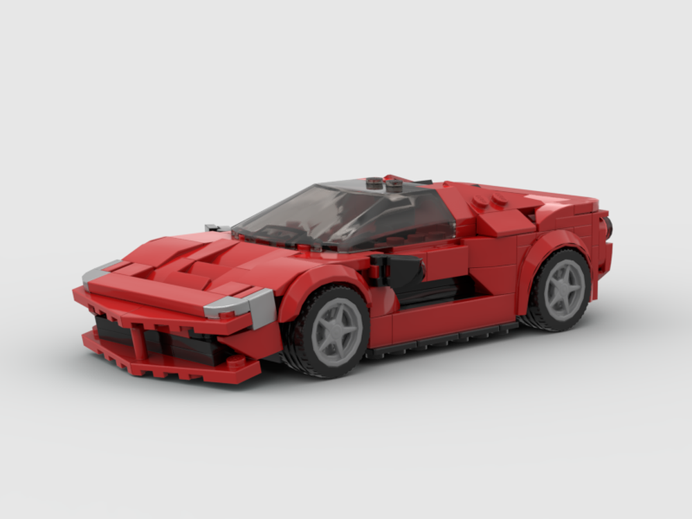 LEGO MOC Ferrari LaFerrari 8 Stud Wide by darthjones | Rebrickable ...