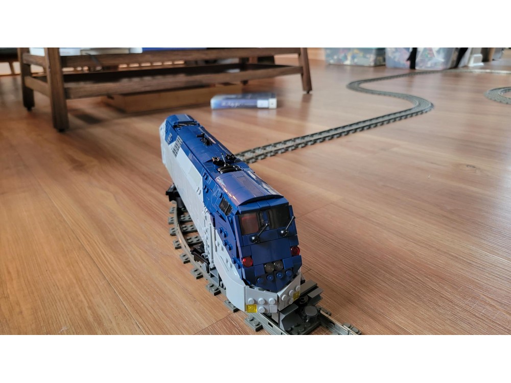 LEGO MOC Amtrak P42DC Locomotive by jvs2510 | Rebrickable - Build with LEGO