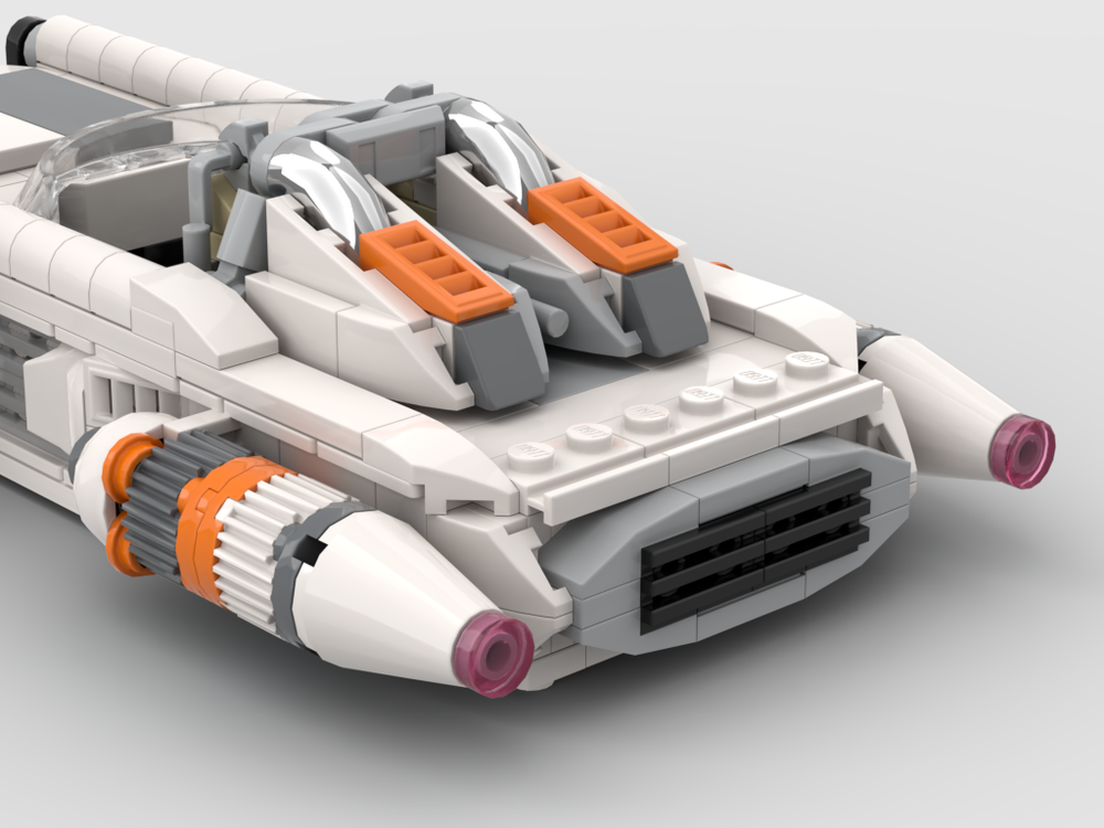 LEGO MOC Majordomo's speeder by Mortback19 | Rebrickable - Build
