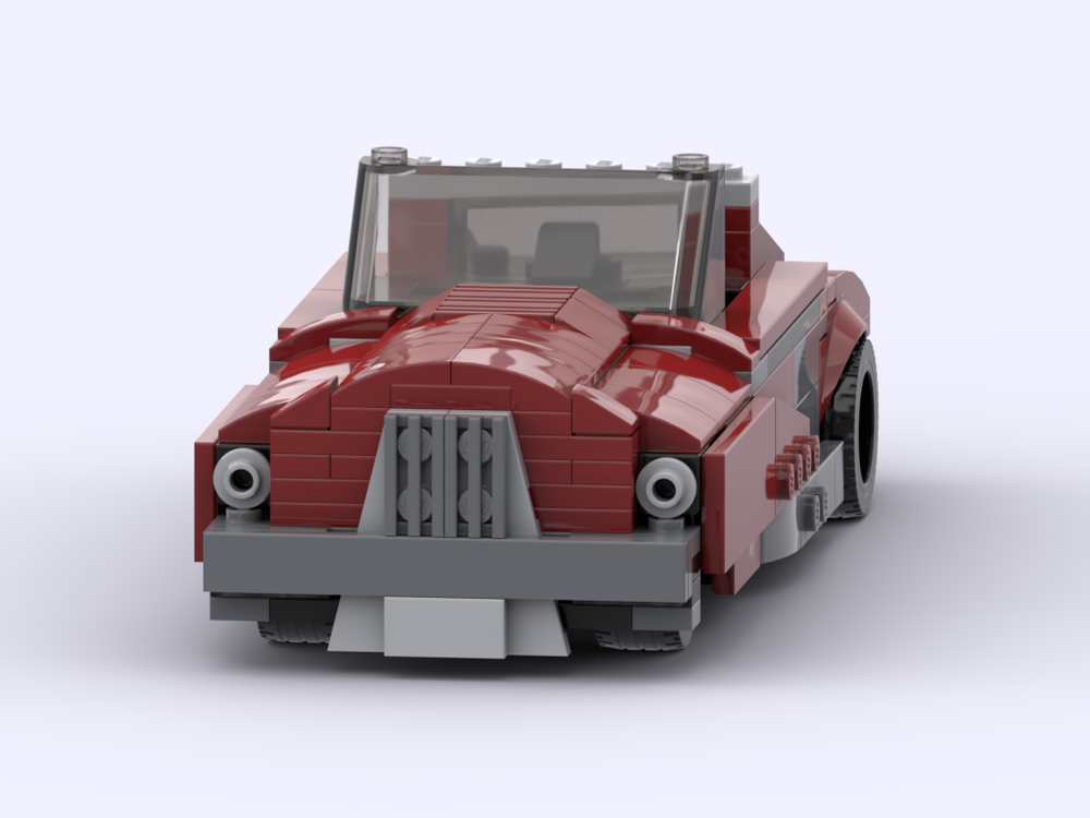 LEGO MOC Oldtimer with working steering! by Agent Orange | Rebrickable ...