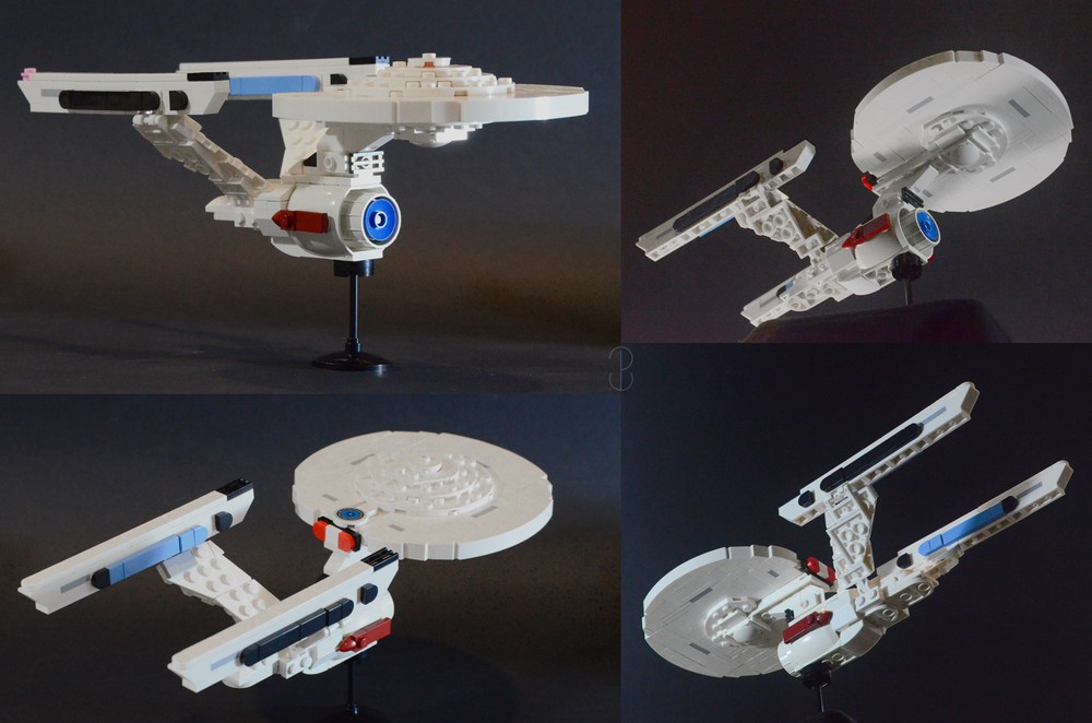 LEGO MOC Star Trek Enterprise 1701-A by Paulygon Rebrickable - Build with LEGO