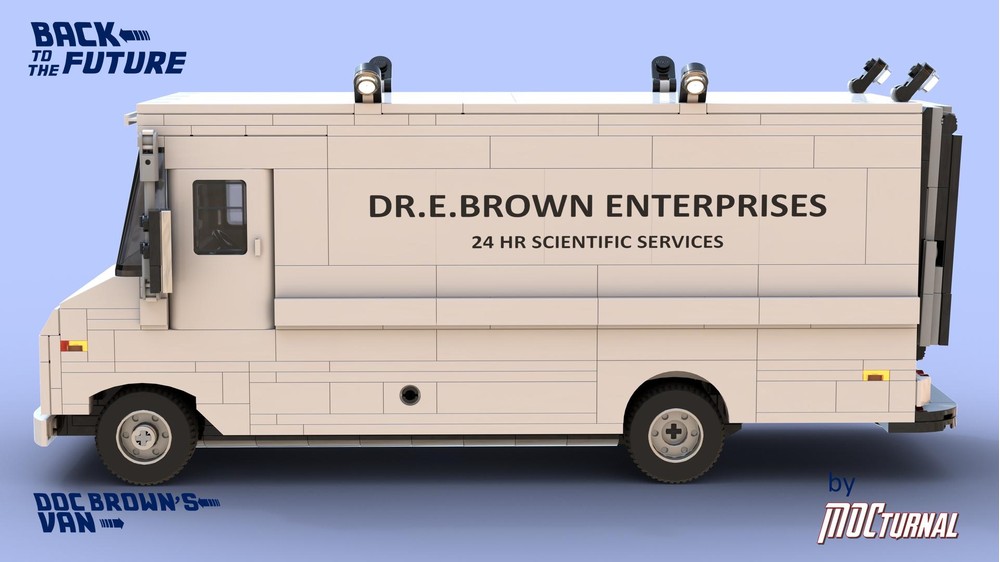 LEGO MOC MOCturnal BTTF Series: Doc Brown's VAN by MOCturnal