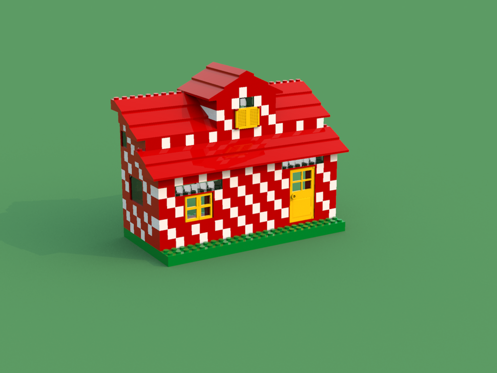 LEGO MOC-10526 Red Brick Facade by LegoOri | Rebrickable - Build with LEGO
