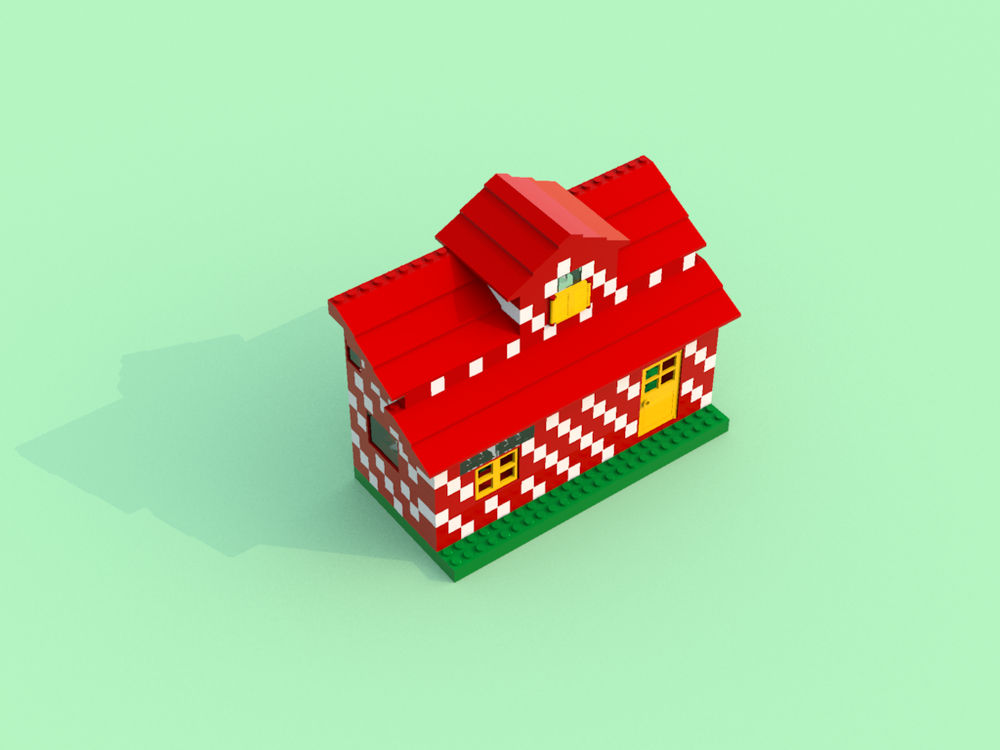 LEGO MOC-10526 Red Brick Facade by LegoOri | Rebrickable - Build with LEGO
