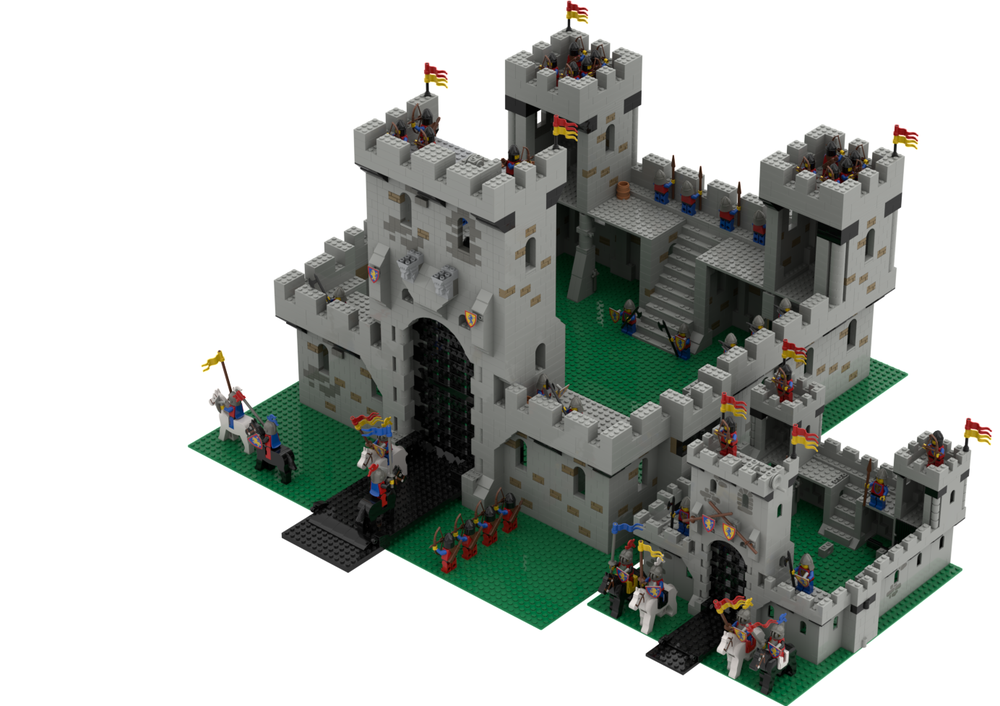 indarbejde Distraktion FALSK LEGO MOC Giant 6080 King's Castle by cvi | Rebrickable - Build with LEGO
