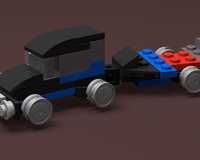 31054 - Panel Van w/ Trailer