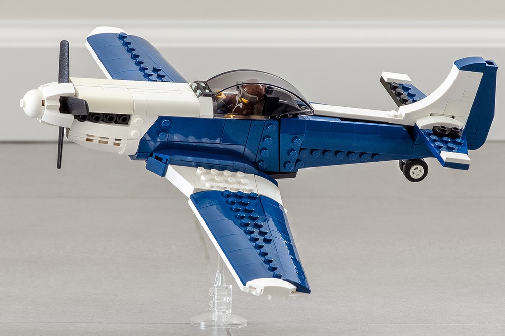 Landbrug Etna bidragyder LEGO MOC P-51 Mustang by gogomlat | Rebrickable - Build with LEGO