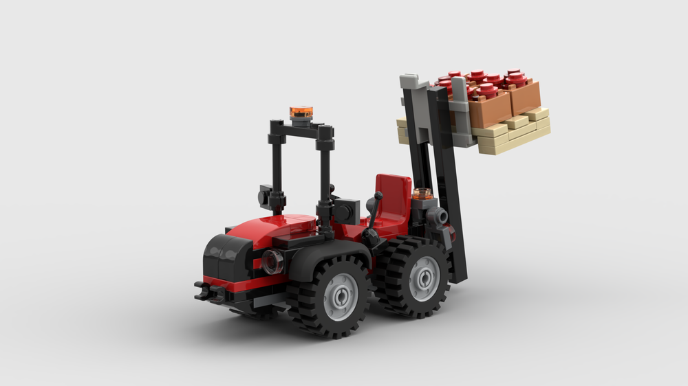 LEGO MOC Small tractor - antonio carraro srx9900 🚜 by GASyMOTOR | Rebrickable - with LEGO