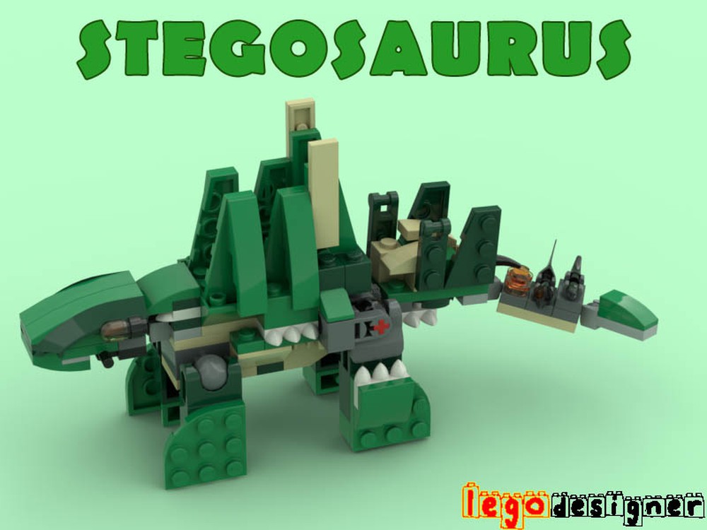 Lego stegosaurus 2024 instructions