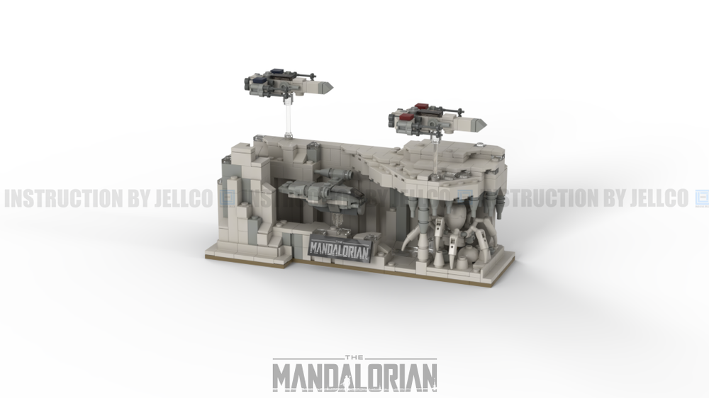 LEGO MOC Micro Diorama : Mandalorian Season 3 Episode 1 : PIRATE