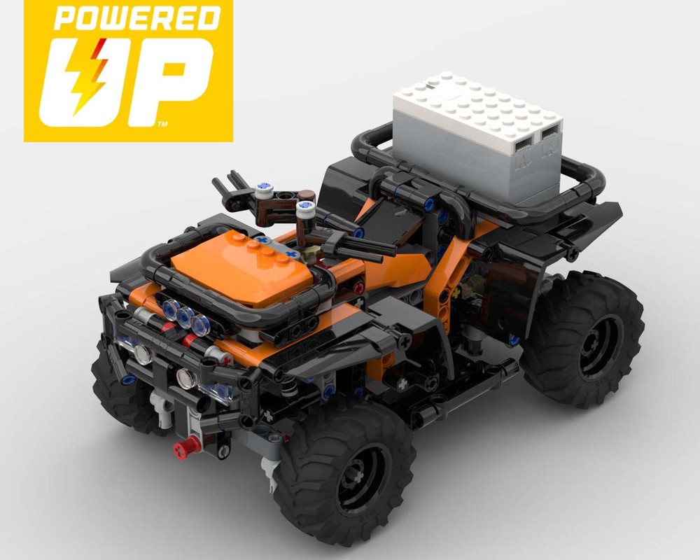 LEGO MOC RC/PU All Terrain Vehicle hub 2x4 mod) - 42139 modification by mkolar | Rebrickable - Build with LEGO