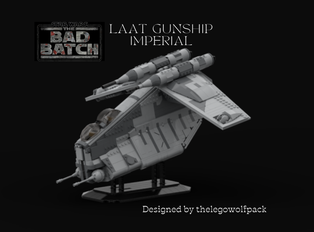 LEGO MOC LAAT Imperial gunship by Rebrickable - with LEGO