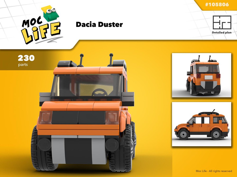 LEGO MOC Dacia Duster by MocLife