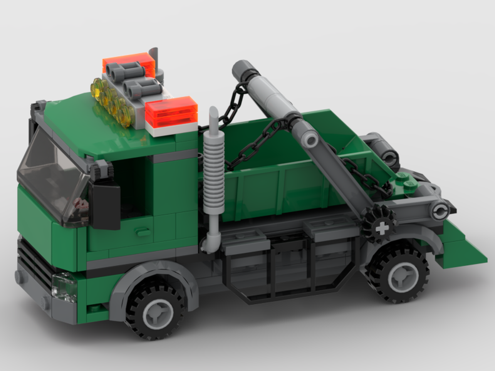 LEGO MOC Skip Lorry by jameshigson0512 Rebrickable - Build LEGO