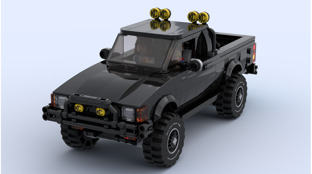 Lego Moc Mocturnal Bttf Series Marty Mcfly S Toyota Sr5 Pickup Truck By Mocturnal Rebrickable