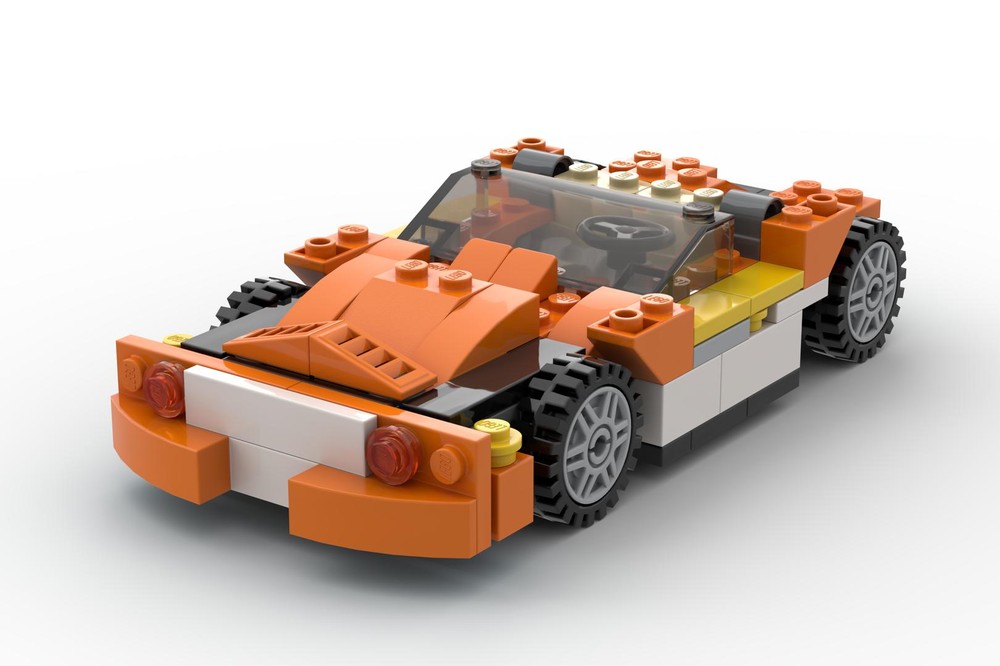 Lego creator orange store car