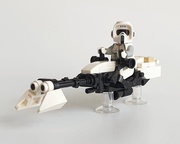 LEGO MOC 74-Z Speeder Bike (Hoth Version) by LostCarPark 