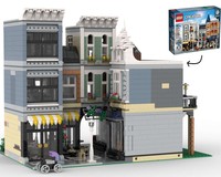 Assembly Alleyway - Inverted Corner (alt build of Assembly Square - 10255)