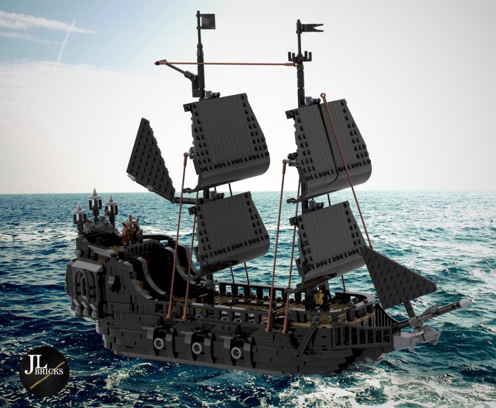 MOC Black Pearl by JL.Bricks | Rebrickable - Build LEGO