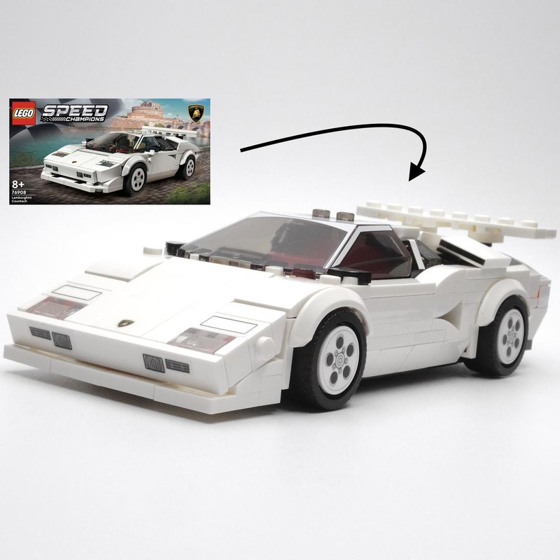 LEGO MOC Lamborghini Countach - 76908 conversion kit by barneius ...